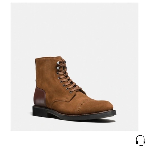 Coach Bleecker Cap Toe Boot Toffee - Picture 3 of 7